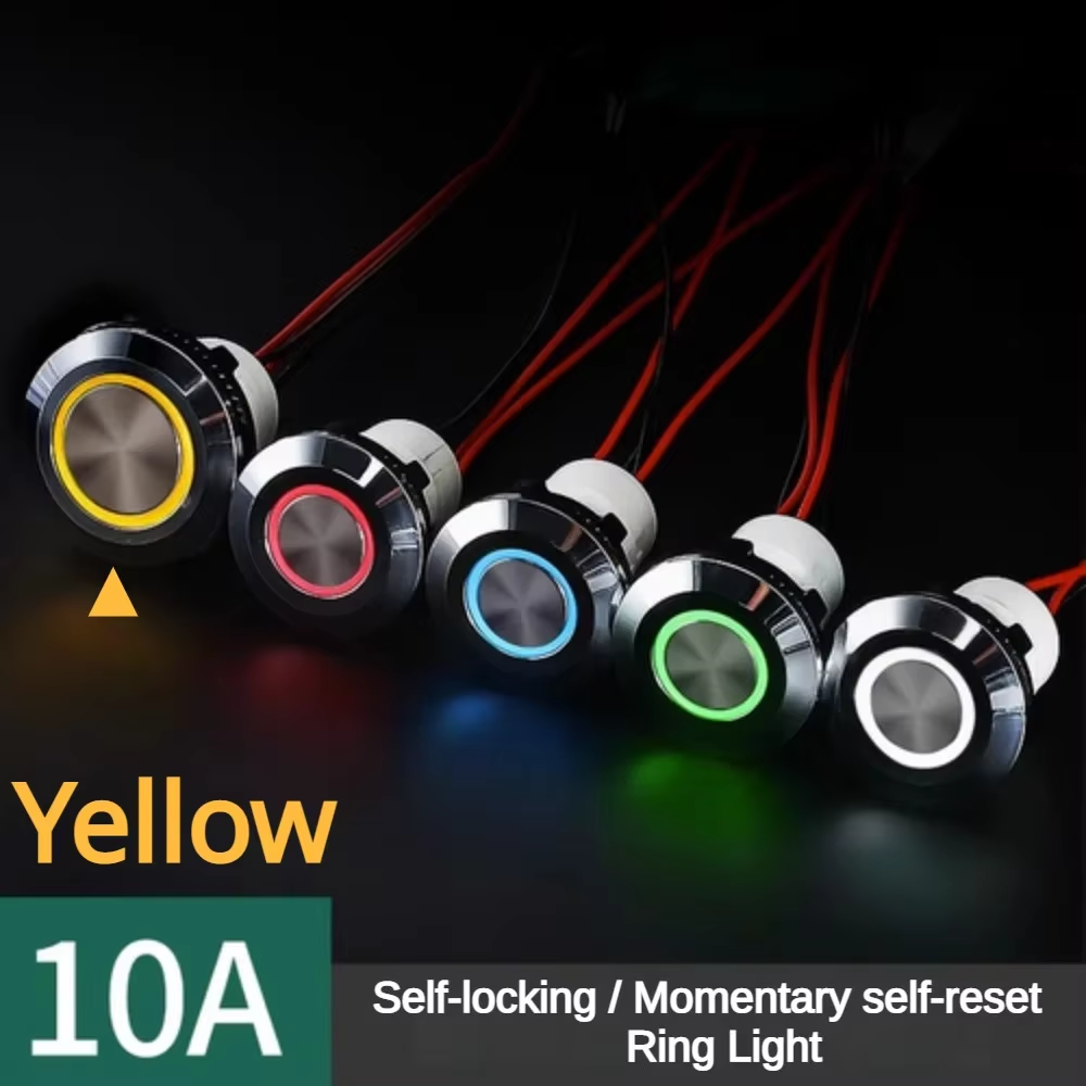 Anneau lumineux jaune