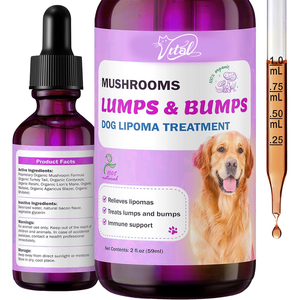 Supplément de soutien immunitaire pour bosses de chien Reishi à queue de dinde Champignons à crinière de lion-Complexe biologique à 7 champignons Gouttes rapides - Product Image 1