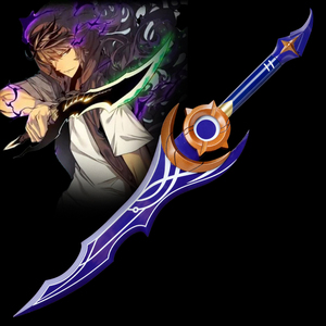Espada <span class=keywords><strong>Moonshadow</strong></span> de Sung Jinwoo, Réplica de Anime Popular, para Colección y Decoración - Product Image 1