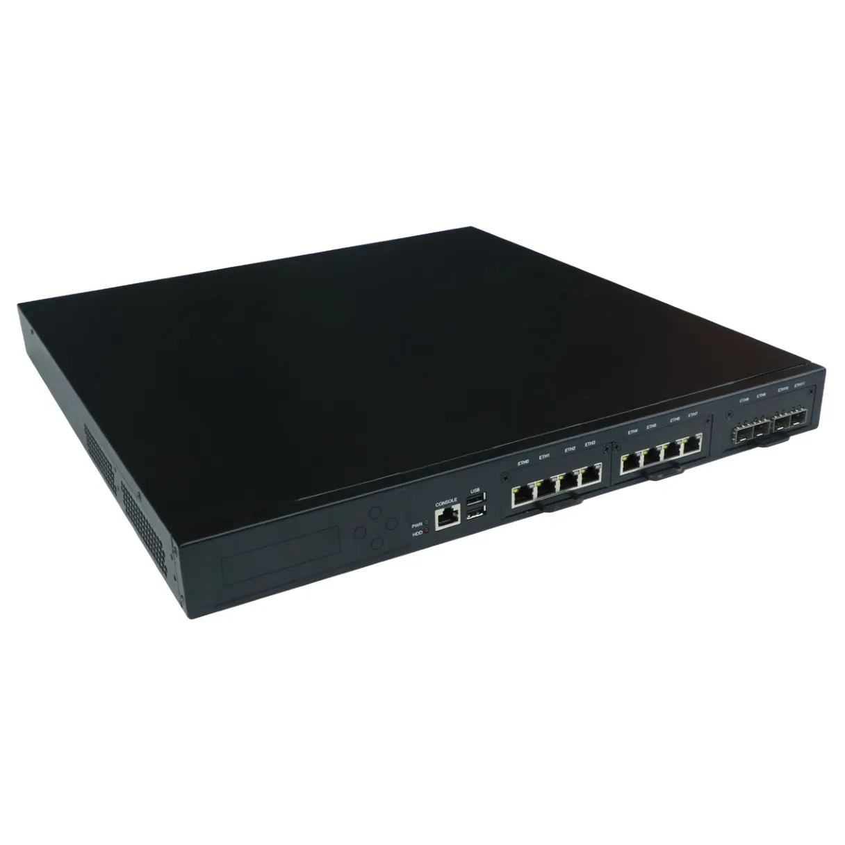 Phytium FT-2000/4 CPU IPC 8 LAN Firewall Soft Route Server 1U Network Ups Power Conditioner PC 4G Sim Card Industrial Computer