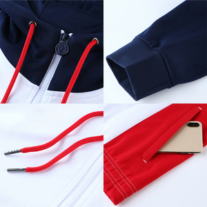 Ropa Deportiva <span class=keywords><strong>de</strong></span> Otoño Invierno para Hombre, <span class=keywords><strong>de</strong></span> Secado Rápido, con Capucha y Cremallera, <span class=keywords><strong>de</strong></span> Peso Medio, en Jersey <span class=keywords><strong>de</strong></span> Spandex/Poliéster, Personalizable, Venta al Por Mayor <span class=keywords><strong>de</strong></span> Fábrica - Product Image 5