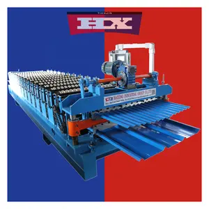 TR4 sheet roof panel manufacturing double layer metal roofing machine