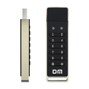 Safe Portable Password U Disk 32G/64G 128G USB 3.2 Dustproof and Waterproof Hardware Encrypted USB Flash Drive