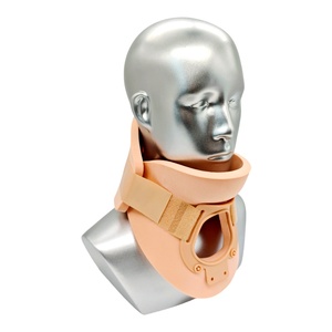 Collier de traction cervicale médical respirant, orthèse de cou, fixateur avec support pour le menton pour soulager la douleur - Product Image 1