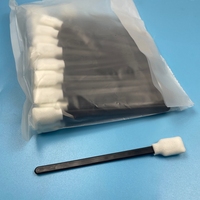 Rectángulo de 128 mm Hisopo de espuma - Palillo resistente - para boquillas de cabezales de impresión de inyección de tinta, limpiadores, estaciones de capping y puertos de tinta - Sala limpia