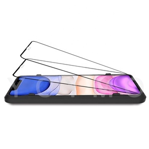 3d caso para protector <span class=keywords><strong>de</strong></span> pantalla <span class=keywords><strong>de</strong></span> <span class=keywords><strong>cristal</strong></span> templado película para iphone 11 xs xr xs max con aplicador capaz <span class=keywords><strong>de</strong></span> 2 pack 3 - Product Image 6