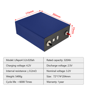 Cornex 3.2V 320Ah Feststoff-Lithium-Ionen-LiFePO4-Batterie mit Grade-A-Zellen für Solarenergie im Heimgebrauch, 6000 Zyklen - Product Image 3