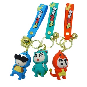 Llaveros de PVC personalizados de fábrica con 20 años de experiencia, llaveros de anime de silicona de caucho OEM con imagen de anime para promoción - Product Image 2