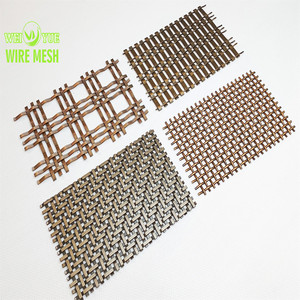 304 316 316L thép không gỉ trang trí dệt lưới kim loại cho Tủ trang trí - Product Image 1