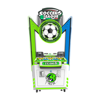 Jeu d'arcade à monnayeur sur le thème de la ligue de football |   Machine interactive Whac-A-Mole à thème football pour 2 joueurs, personnalisable en anglais pour FEC