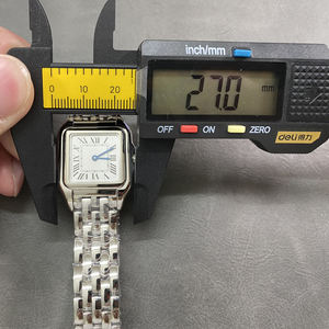 Reloj de Lujo para Mujer con Diseño de Diamantes Brillantes en Acero Inoxidable, Cristales de Estrás, Esfera con Números Arábigos Personalizada OEM, Caja de Aleación - Product Image 2