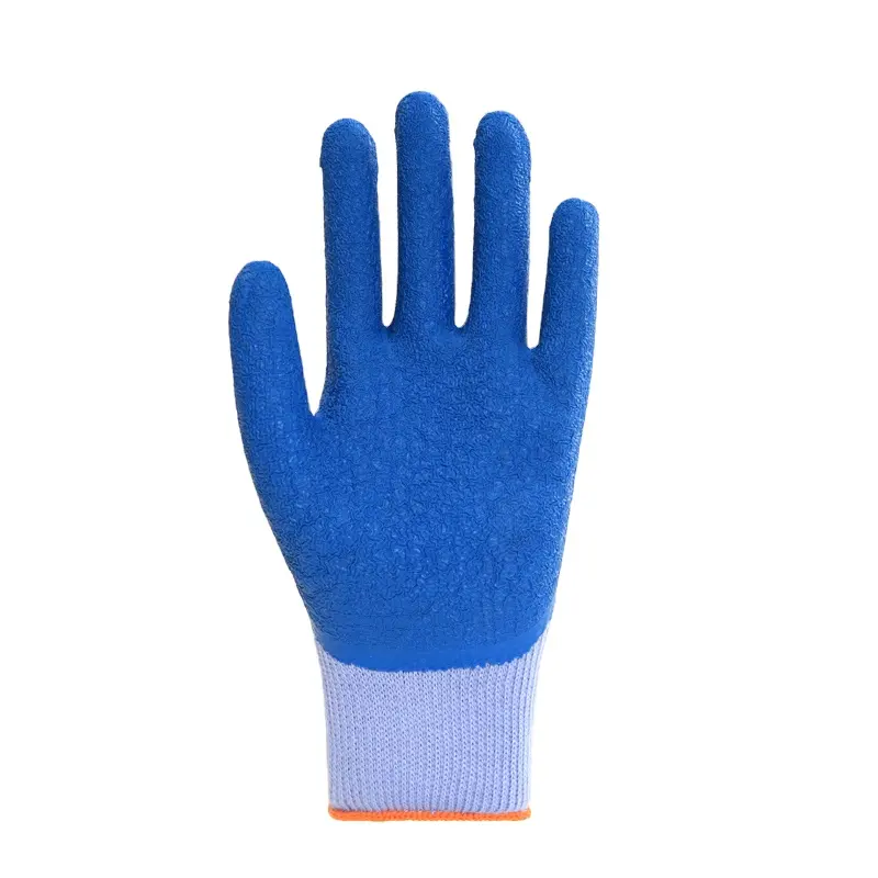 CDSAFETY Hot sale SJS004 Industrial Construction Safety Latex Rubber coated Hand Work Gloves