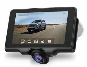 360 panoramik Dash kamera GPS anten harici araba DVR kara kutu 6 Cam ayarlanabilir Lens gece görüş çift DVR 360