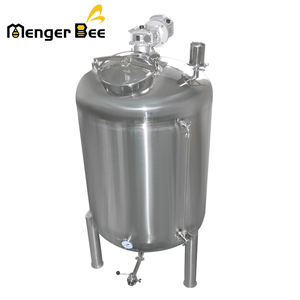 Tanque grande de almacenamiento de miel de acero inoxidable de 14m, equipo de apicultura de 1000L de capacidad, nuevo equipo de cría de animales con agitador - Product Image 2