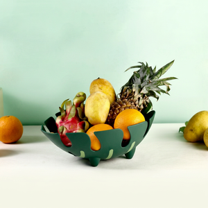 Passoire de cuisine Anax en plastique PP, forme feuille verte, design ajouré, pour évier et lavage de fruits - Product Image 1