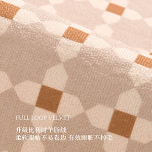 Yosemite Vintage Chic Entrance Mat Rectangle <b>Non</b> <b>Slip</b> Geometric Pattern Plush <b>Floor</b> Mat For Entryway Home Use - Product Image 4