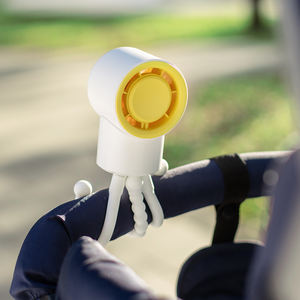 2025 популярный Модернизированный вентилятор в форме осьминога для детской коляски с регулируемым направлением штатив ручной вентилятор воздушного охлаждения 1200 мАч перезаряжаемый - Product Image 3