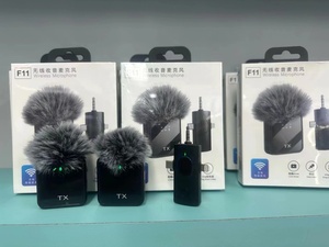 Micrófono inalámbrico 3 en 1 para exteriores, micrófono de mano con Clip para cuello, transmisión en vivo, grabación, cámara de teléfono, micrófonos con reducción de ruido - Product Image 2
