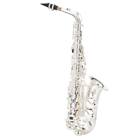 Silver Plated Eb Alto Saxophone-Professional Brass Instrument YTM-710 with Rust Resistant Finish Case & Accessories