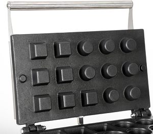 Machine à <span class=keywords><strong>Gaufres</strong></span> Commerciale Mini-Grille 15 Tartelettes, Appareil à <span class=keywords><strong>Petites</strong></span> Bouchées de <span class=keywords><strong>Gaufres</strong></span> pour Enfants, Réalise des Mini-<span class=keywords><strong>Gaufres</strong></span> Carrées et Circulaires - Product Image 3