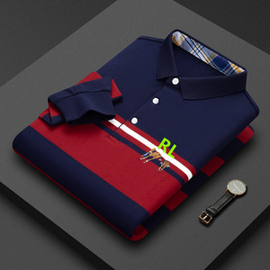 <span class=keywords><strong>Polo</strong></span> a Maniche Lunghe da <span class=keywords><strong>Uomo</strong></span> in Cotone 100% di Alta Qualità con Ricamo RL, Casual Business # RL - Product Image 3