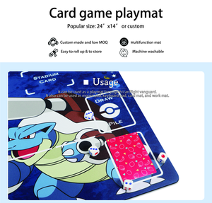 <span class=keywords><strong>Tapis</strong></span> <span class=keywords><strong>de</strong></span> <span class=keywords><strong>jeu</strong></span> TCG personnalisé imprimé 14x24, lavable, antidérapant, en tissu caoutchouc, carré, pour les jeux <span class=keywords><strong>de</strong></span> cartes Yugioh <span class=keywords><strong>Magic</strong></span>, jeux <span class=keywords><strong>de</strong></span> bureau - Product Image 3