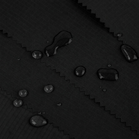 Tissu en taffetas de polyester 210T enduit de PU haute performance, imperméable et durable, à trois compartiments, pour équipements et sacs d'extérieur