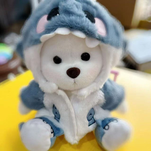 Peluches personnalisées de haute qualité en forme de <span class=keywords><strong>requin</strong></span> et d'ours, OEM ODM, animaux en peluche doux - Product Image 5