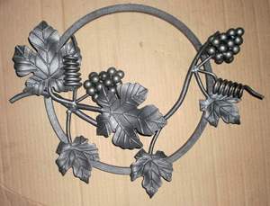 Dekorative Accessoires Schmiedeeisen Trauben Schmiedeeisen Blumen und Blätter - Product Image 6