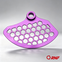 Protection de disque de frein avant compatible avec la moto tout-terrain électrique Sur-Ron Light Bee X, ensemble de pièces durables en aluminium CNC alvéolé