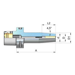 Porte-outils rétractables CAPTO pour carbure dia. 6mm - Product Image 1