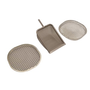 Pelle à litière pour chat en acier inoxydable Rongzhou, rectangulaire, manuelle, filtre à excréments pour animaux de compagnie, durable pour chats - Product Image 4