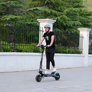 สกู๊ตเตอร์ไฟฟ้า HEZZO F6 60V 1600W ระยะไกลทรงพลัง สองล้อ รับน้ำหนักได้ 150 กก. ความเร็วสูง แบตเตอรี่ลิเธียม 23Ah 10 นิ้ว กันน้ำ โครงอะลูมิเนียม - Product Image 5