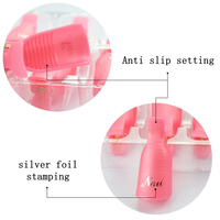 SunelPort Square Double Nail Art Tools Acetone Clip 10 Pièces par Sachet Lampe de Polymérisation Professionnelle pour Gel Liquide Modèle SP-271