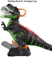 YIWU הלו זול מכירה לוהטת הכי חדש עיצוב דינוזאור שאגת ללכת מוסיקה דגם חשמלי צליל אור צעצוע לבני ילד צעצועים רובוט