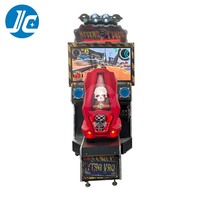 Nuevo Popular Simulador de coches de carreras de acero inoxidable Arcade F1 juego de coches y máquina de lotería de interior Popular simulador de carreras y conducción