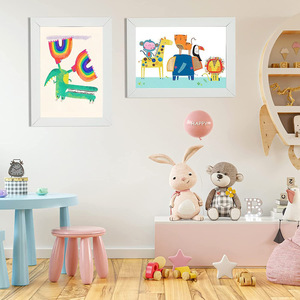 Cadre d'art pour enfants, cadre en bois pour Poster, <span class=keywords><strong>dessin</strong></span>, peintures, affichage d'images, décoration de la maison - Product Image 6