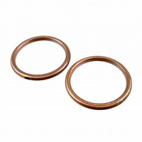 Joints en spirale en tôle d'étain/graphite/sans amiante Chiwo 48 mm de diamètre extérieur x 40 mm de diamètre intérieur x 5 mm d'épaisseur pour Carnival IV 2020- Échappement