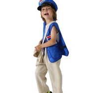 Nouveau costume de la fête des enfants, costume de facteur, costume de jeu de rôle, costume de performance scénique