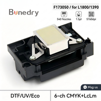 Printhead F173050 untuk L1800 1390 1400 1410 1430 1500W R270 R330 540 Nozzle 6 Warna A3+ DTF UV Pengganti Kepala Printer Foto