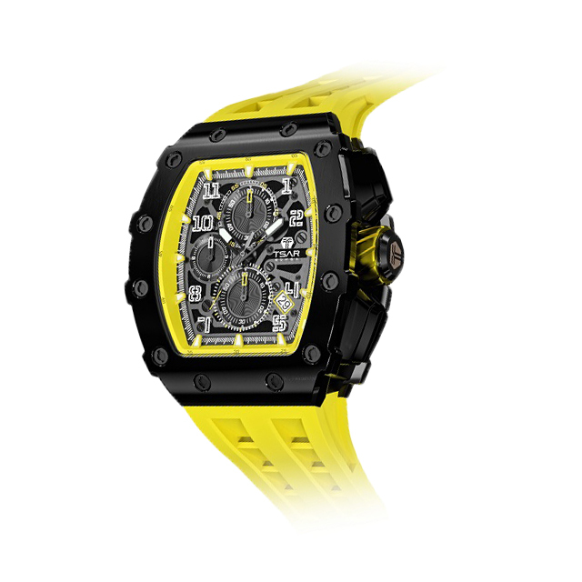 OEM New Men's Automatic Quartz Watch 5 ATM Waterproof Luminous 316L Stainless Steel Silicone Band Fashion & Business Style