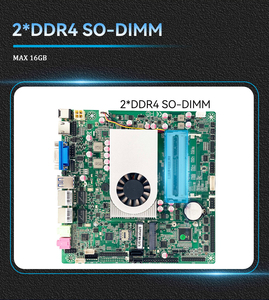 Placa Base Industrial Integrada Itx Intel X86 I3 4005U 5005U I5 4200U 5200U 5350U DDR3 Dual Single 8 USB 17x17 - Product Image 3