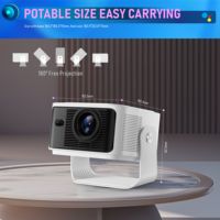 Projecteur Dcolor Lcd 8k Projecteur de cinéma en plein air Phare Hy350 Max Version GTV Projecteur Home Cinéma 1080p Mini projecteur intelligent portable