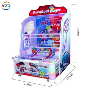 อุปกรณ์สวนสนุกสำหรับศูนย์เกมวิดีโอ, เครื่องเล่นเกมคอนโซลสำหรับการเล่นแบบครอบครัว, ผู้ผลิตเครื่องเล่นบาสเก็ตบอลสำหรับสองคน - Product Image 2