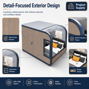 Starry Sky Star Room <strong>Space</strong> Capsule House Prefab Glamping Hotel <strong>Pod</strong> - Product Image 3