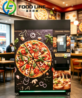 Distributeur automatique de pizzas pour stades et extérieur, qualité professionnelle