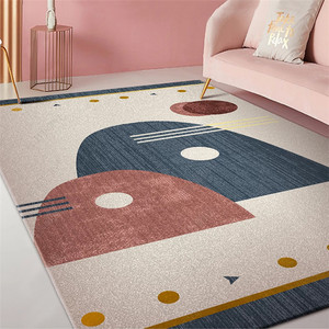 <span class=keywords><strong>Alfombra</strong></span> de poliéster con patrones geométricos personalizados, <span class=keywords><strong>Alfombra</strong></span> de Protección Ambiental antideslizante lavable para dormitorio moderno para juegos de alfombras - Product Image 5