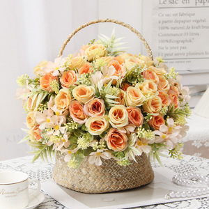 Flores Artificiales de Rosa <span class=keywords><strong>Mona</strong></span> al por Mayor, Simulación de Flores de Estilo Nórdico para Decoración del Hogar, Accesorios para Escenarios de Boda - Product Image 4