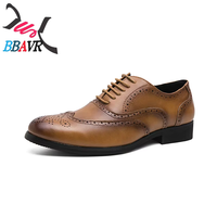 Hochwertige Echtleder Oxford Herrenschuhe 2025 Neue Stile Party Business Formelle Schuhe
