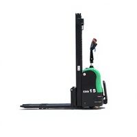Gerbeur électrique à allée étroite Chentu 2 tonnes, zéro émission, batterie plomb-acide, pneus polyuréthane, faible bruit, poste de conduite ergonomique